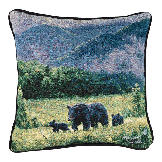 Room To Roam 17X17 Woven Tapestry  Pillow