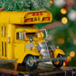 Vintage Style Small Conversion School Bus with Christmas Tree & LED Lights