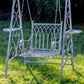 New York Iron Swing Chair in Blue/Bronze