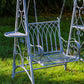 New York Iron Swing Chair in Blue/Bronze