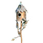 Country Style Iron Birdhouse Stake Round House