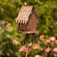 Country Style Iron Birdhouse Stake Cottage House