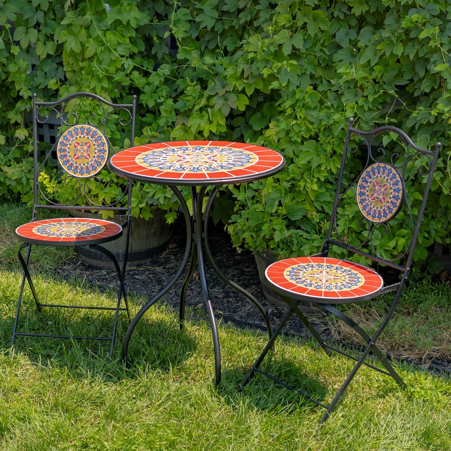 Paris Mosaic Bistro Set