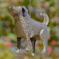 Galvanized Hanging Animal Birdhouse - Dog