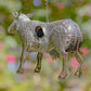 Galvanized Hanging Animal Birdhouse - Cow