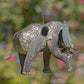 Galvanized Hanging Animal Birdhouse - Elephant