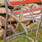 Proud to Be an American Flag Iron Garden Bench