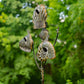 Coastal Style Birdhouse Stake - Seashells