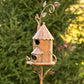 75 inch Two Story Farmhouse Silo Copper Birdhouse Stake - Lancaster