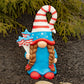 The Americanas Set of 3 Assorted American Lady Patriot Garden Gnomes