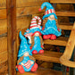 The Americanas Set of 3 Assorted American Lady Patriot Garden Gnomes