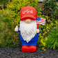 The Americanos Set of 6 Assorted American Patriot Garden Gnomes