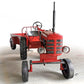 12.5 Ft. Long Large Red Metal Tractor with Cart The Chesney