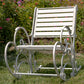 Monte Carlo 1968 Iron Rocking Arm Chair in Antique White