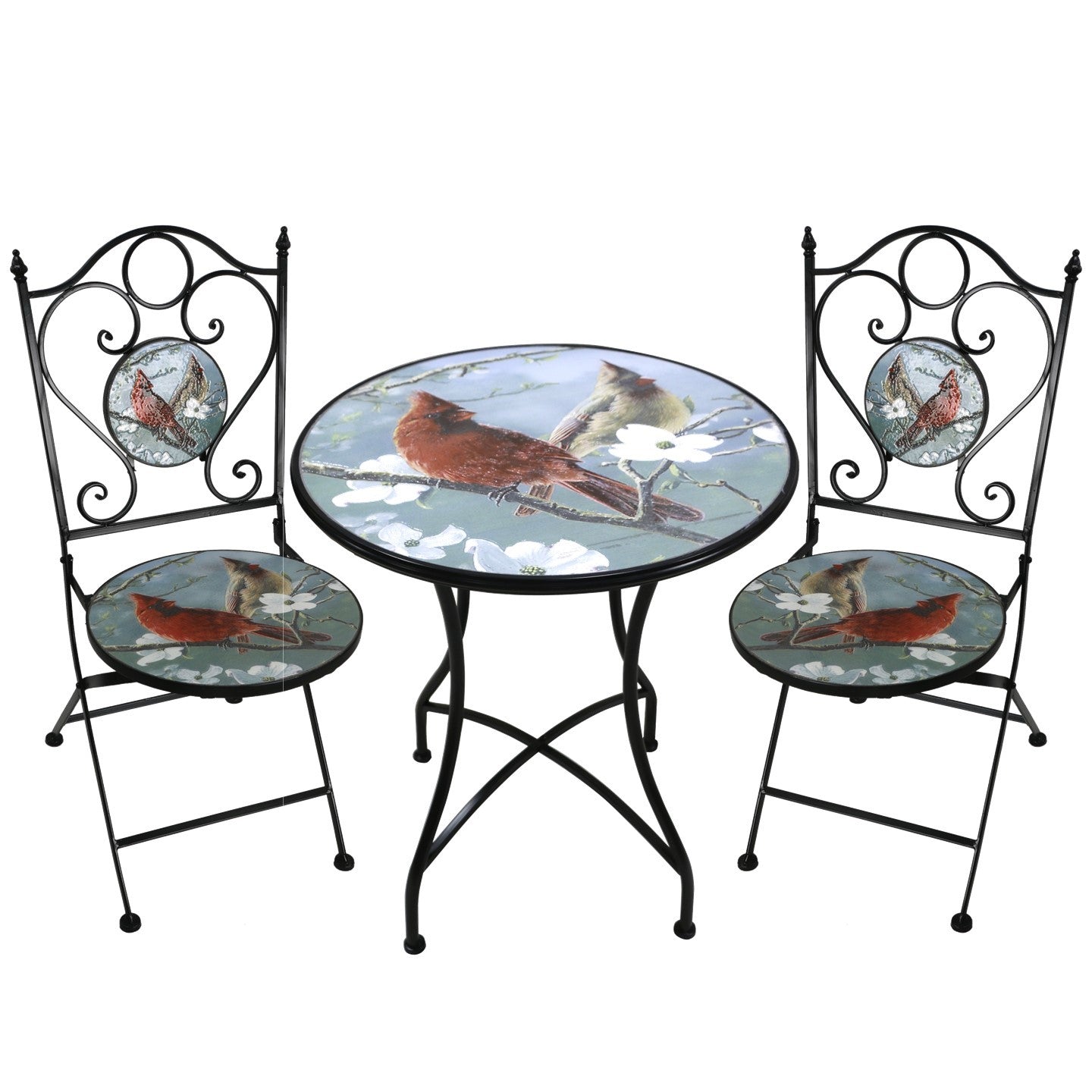 St. Louis Round Mosaic Bistro Set