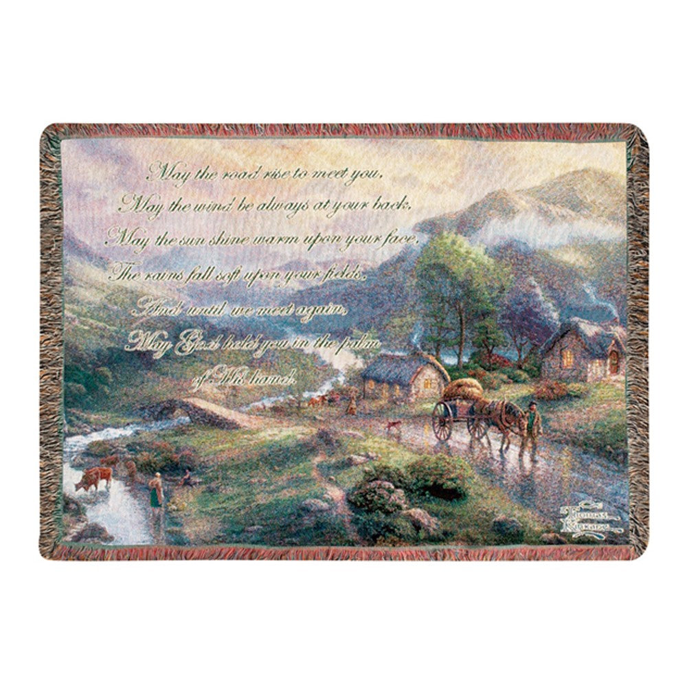 Thomas Kincade-Emerald Valley Tapestry Throw-60X50 Woven Throw