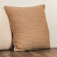 Zig Zag Bronze Pillow 21x21 Woven Pillow