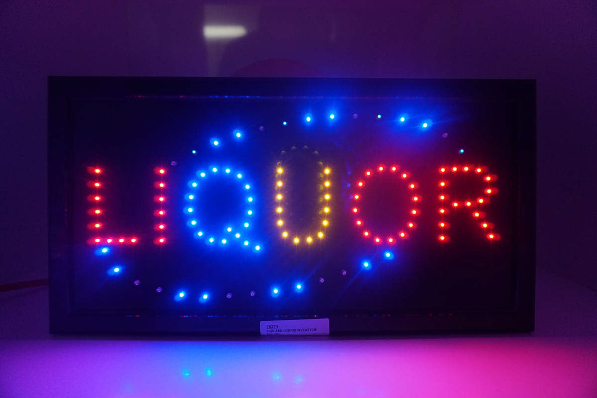 Liquor LED Sign 19x10