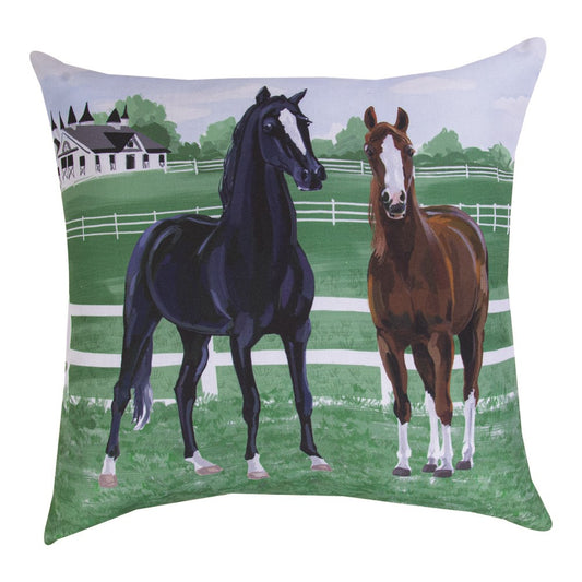 Thoroughbreds Climaweave Pillow 18"