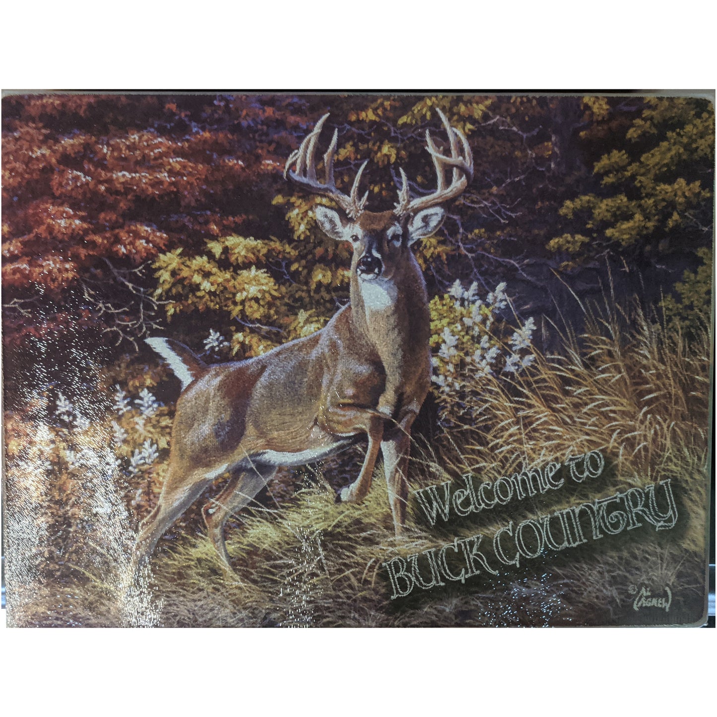 Welcome to Buck Country Tempered Glass Cutting Board 12"x16"